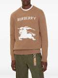Burberry equestrian-knight wool-blend sweater