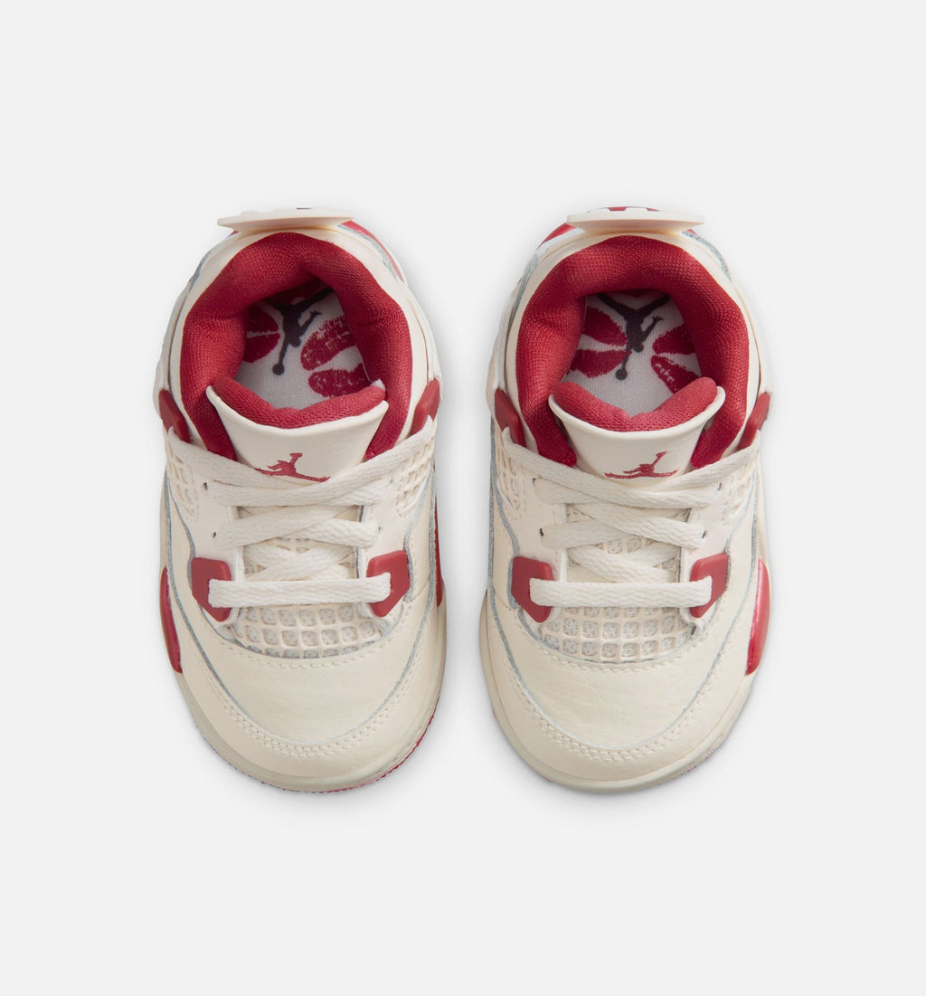 Air Jordan 4 Retro “Valentine's Day” Baby and Toddler Lifestyle Shoes